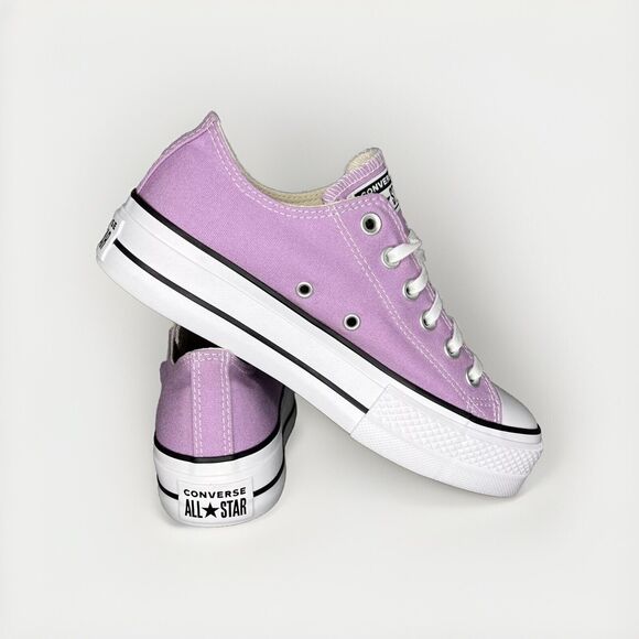 New Womens Converse Chuck Taylor All Star Lift Platform Multi Sz Purple Amethyst - Picture 6 of 16